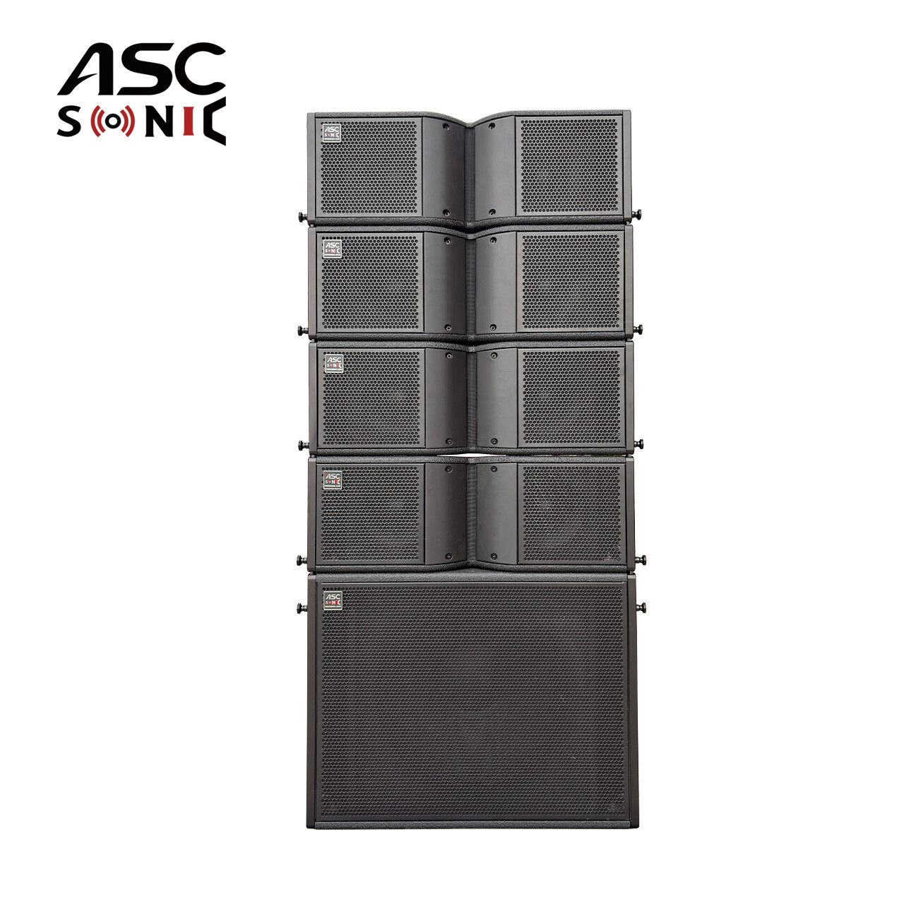 LA-208P Hệ thống PA hoạt động loa Line Array tự cấp nguồn k&eacute;p 8 inch cho &acirc;m thanh trực tiếp