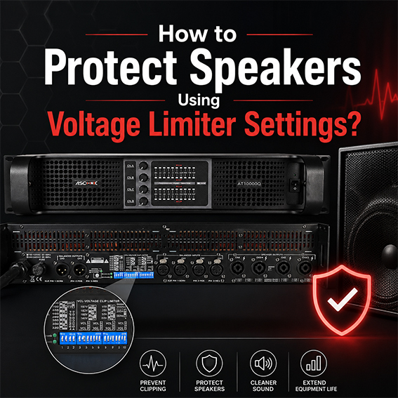 C&oacute;mo proteger los altavoces mediante la configuraci&oacute;n del limitador de voltaje